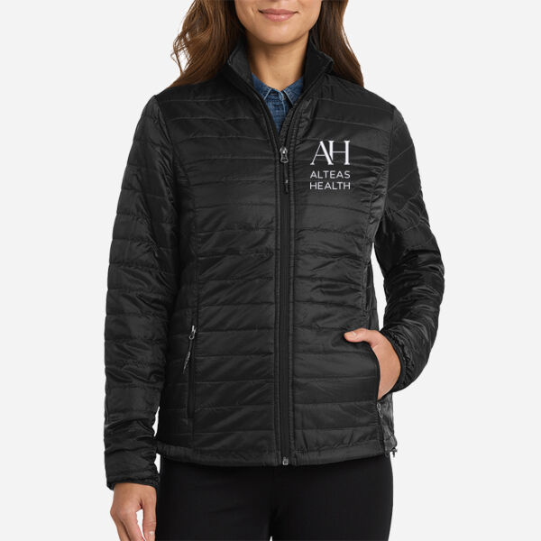 Ladies Packable Puffy Jacket  Thumbnail